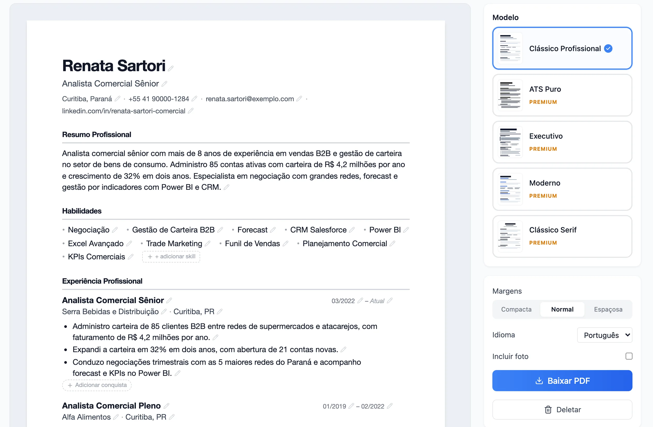 CV Builder